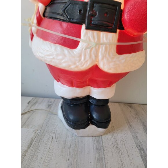 Grand venture candy cane Santa Claus blow mold lawn decor Xmas - Picture 5 of 11